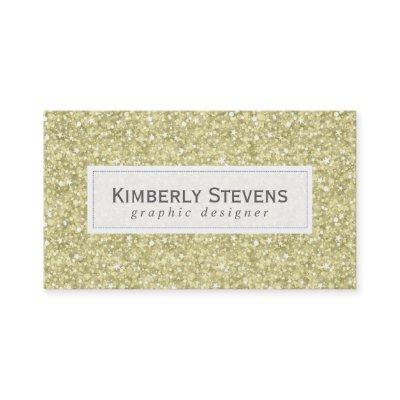Elegant Golden Yellow Glitter & Sparkles