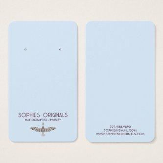 Elegant Gray Blue Bird Logo