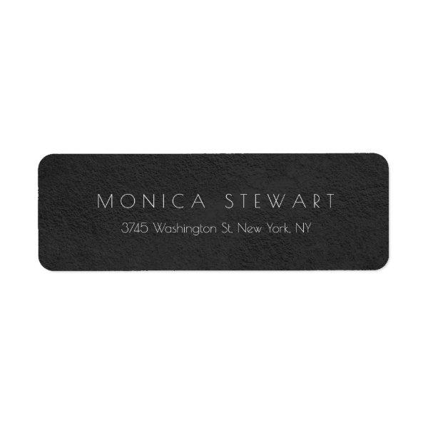 Elegant Gray Professional Modern Personal Unique Label