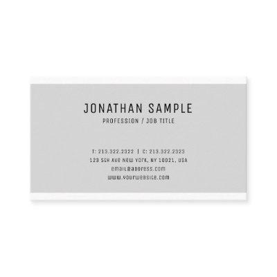 Elegant Gray White Smart Design Modern Trendy