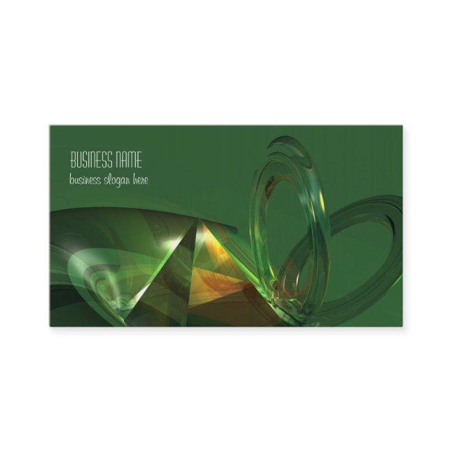 Elegant Green Abstract 3D Fantasy