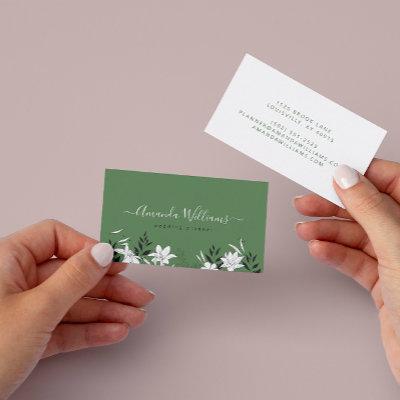 Elegant Green Floral Design