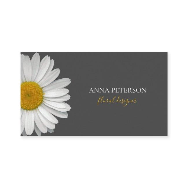Elegant Grey Orange Daisy Flower
