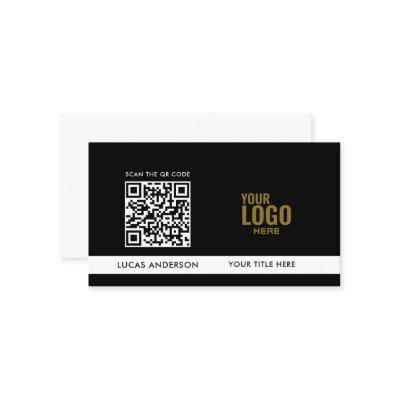 Elegant GRIY logo QR code golden gradient divider