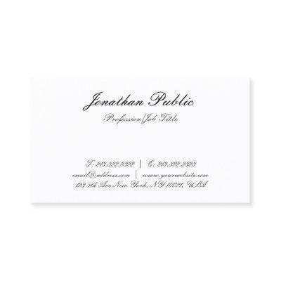 Elegant Hand Script Text Minimalist Modern Simple