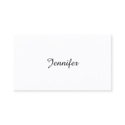 Elegant Hand Script Text Modern Template Simple