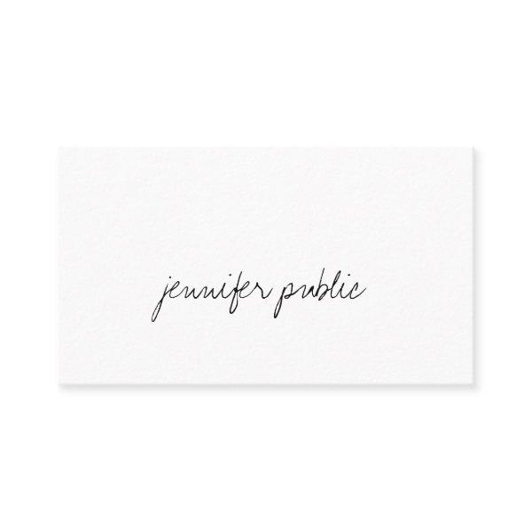 Elegant Hand Script Text Professional Simple Cool