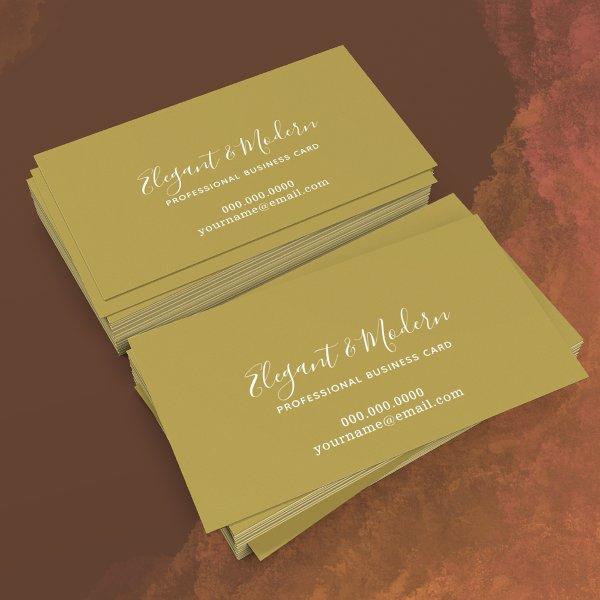 elegant handwriting calligraphy dusty-mustard