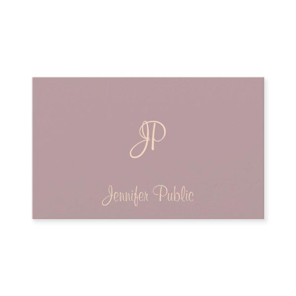 Elegant Handwriting Script Monogram Template