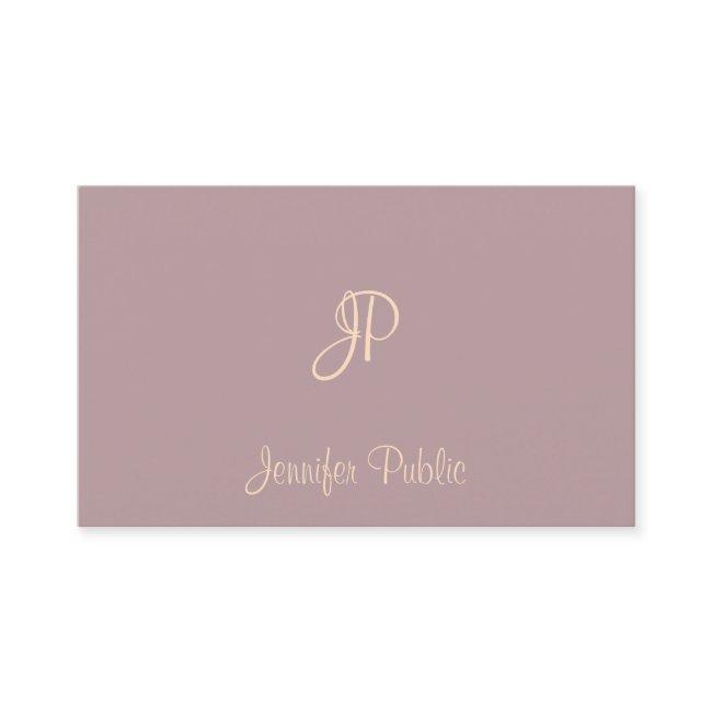 Elegant Handwriting Script Monogram Template