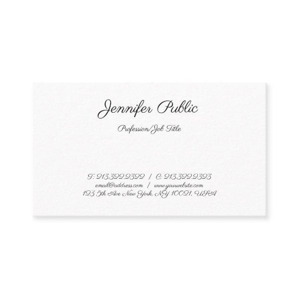 Elegant Handwriting Script Text Simple Template
