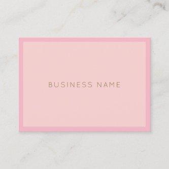 Elegant Handwritten Name Pink Gold Modern Plain