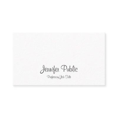 Elegant Handwritten Script Modern Simple Plain
