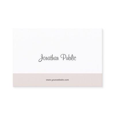 Elegant Handwritten Script Simple Modern Template