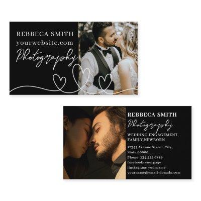 Elegant Heart 2 Photo Collage Wedding Photographer