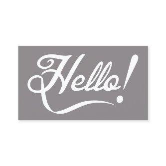 Elegant Hello