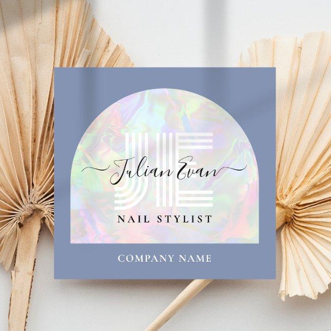 Elegant Holographic Arch Square