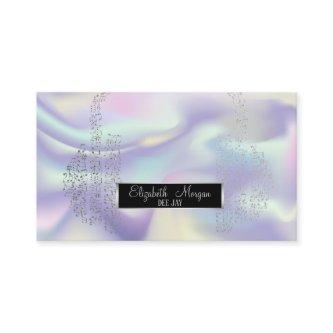 Elegant Holographic,Music Notes Headphone DJ