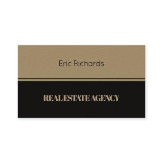 Elegant horizontal split tan black