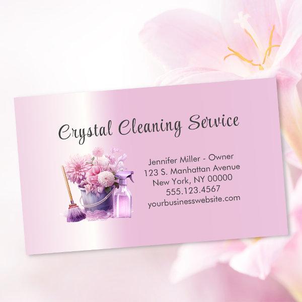 Elegant House Cleaning Service Floral Supplies