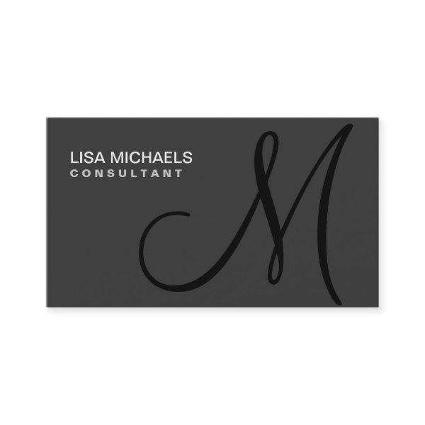 Elegant Interior Decorator Monogram Professional