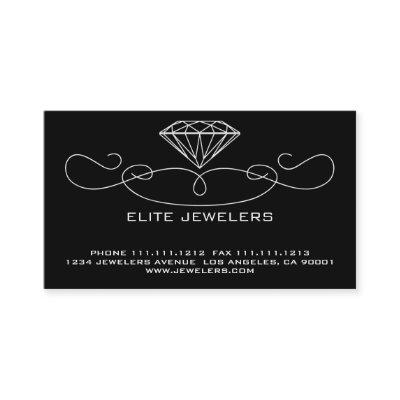 ELEGANT JEWELERS DIAMOND FRONT & BACK VERSION