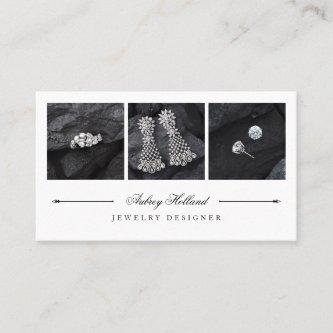 Elegant Jewelry Designer Photo Collage