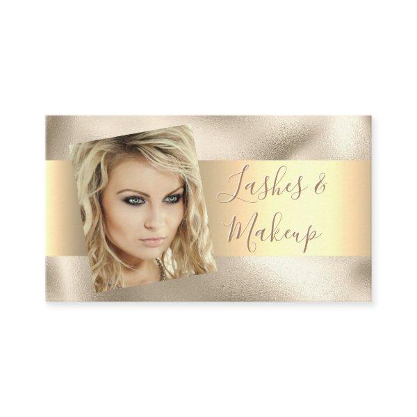 Elegant Lashes & Makeup Artist, DIY Name Gold Vs 2