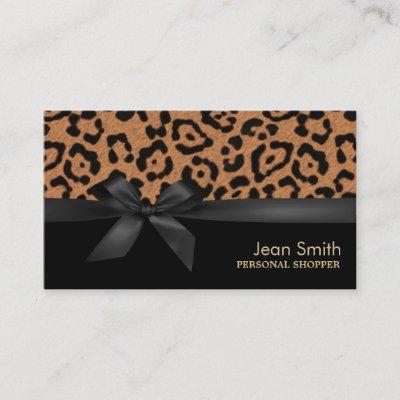 Elegant Leopard Print Personal Shopper