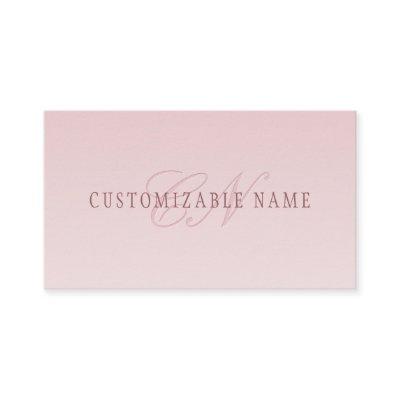 Elegant Lettering & Monogram | Rose Ombre