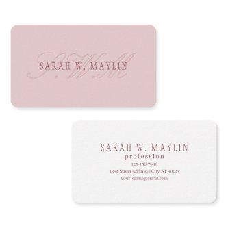 Elegant Looking Monogram | Rose Gold