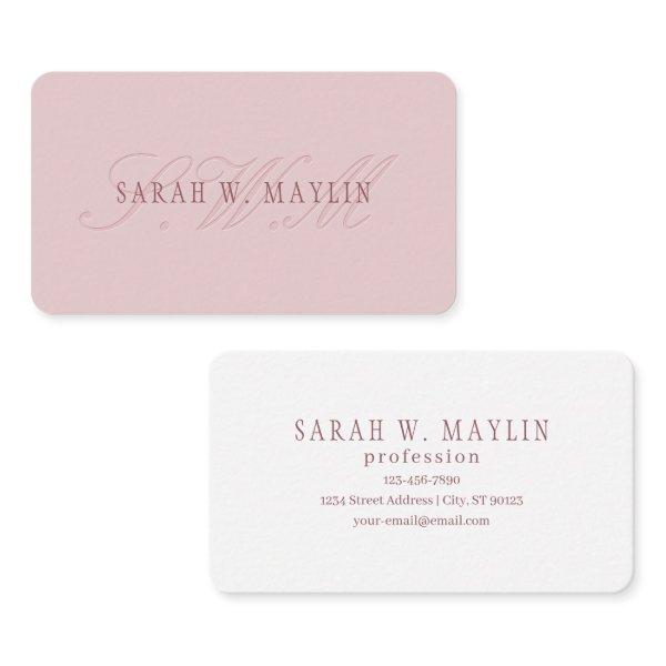 Elegant Looking Monogram | Rose Gold
