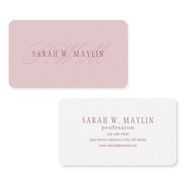 Elegant Looking Monogram | Rose Gold