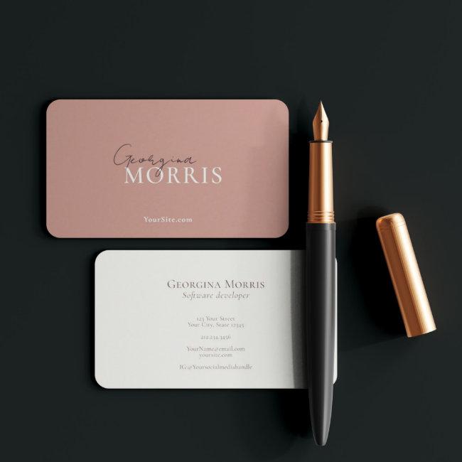 Elegant Luxe Stylish Calligraphy Professional