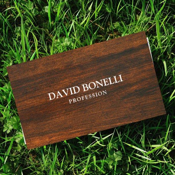 Elegant  Masculine dark wood Professional
