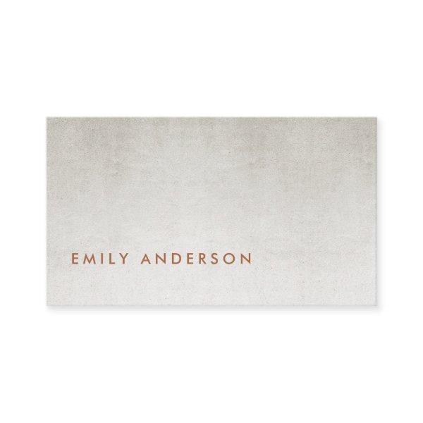 ELEGANT MINIMAL SIMPLE LIGHT GREY SILVER FOIL