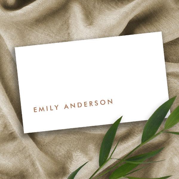 ELEGANT MINIMAL SIMPLE MODERN WHITE NAVY BLUSH