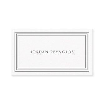 Elegant Minimal Triple Frame White