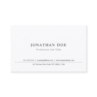 Elegant Minimalist Classic Template Professional