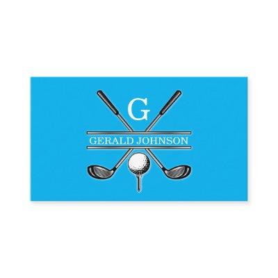 Elegant Minimalist Custom Golf Monogram