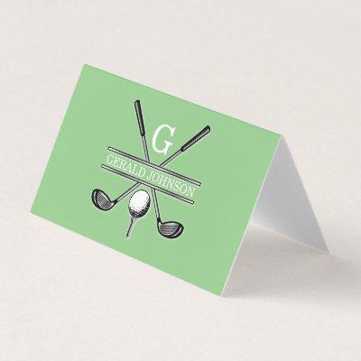 Elegant Minimalist Custom Golf Monogram