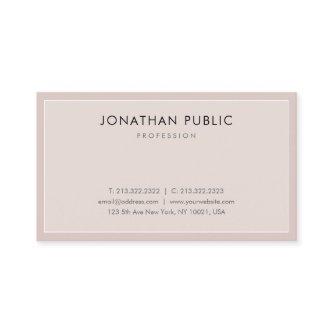 Elegant Minimalist Design Modern Clean Plain Cool