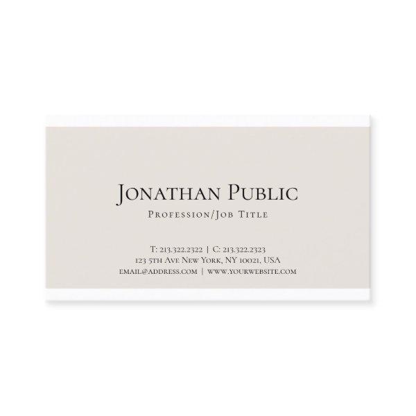 Elegant Minimalist Design Modern Professional Luxe