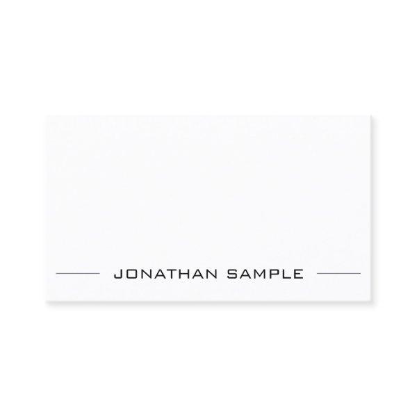 Elegant Minimalist Design Modern Simple Plain