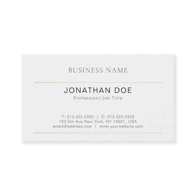 Elegant Minimalist Design Trendy Plain Modern Luxe
