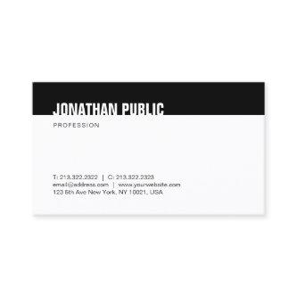 Elegant Minimalist Modern Black And White Template