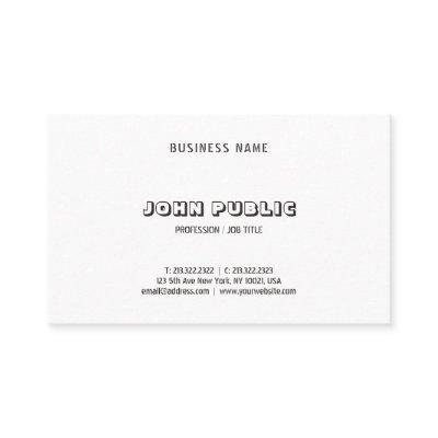 Elegant Minimalist Modern Black White Template B&W
