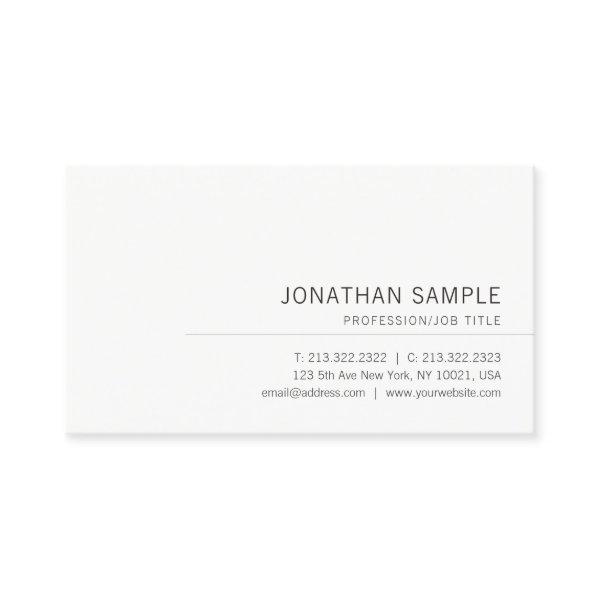 Elegant Minimalist Modern Design Simple Template