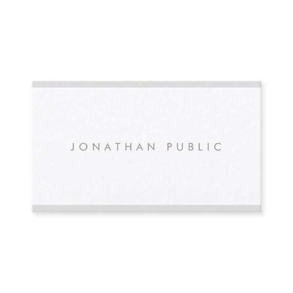 Elegant Minimalist Modern Plain Smart Cool Luxury