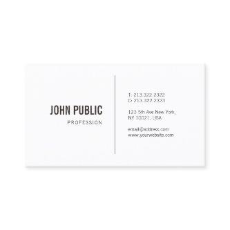 Elegant Minimalist Modern Professional Plain Chic